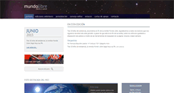 Desktop Screenshot of mundolibre.cl